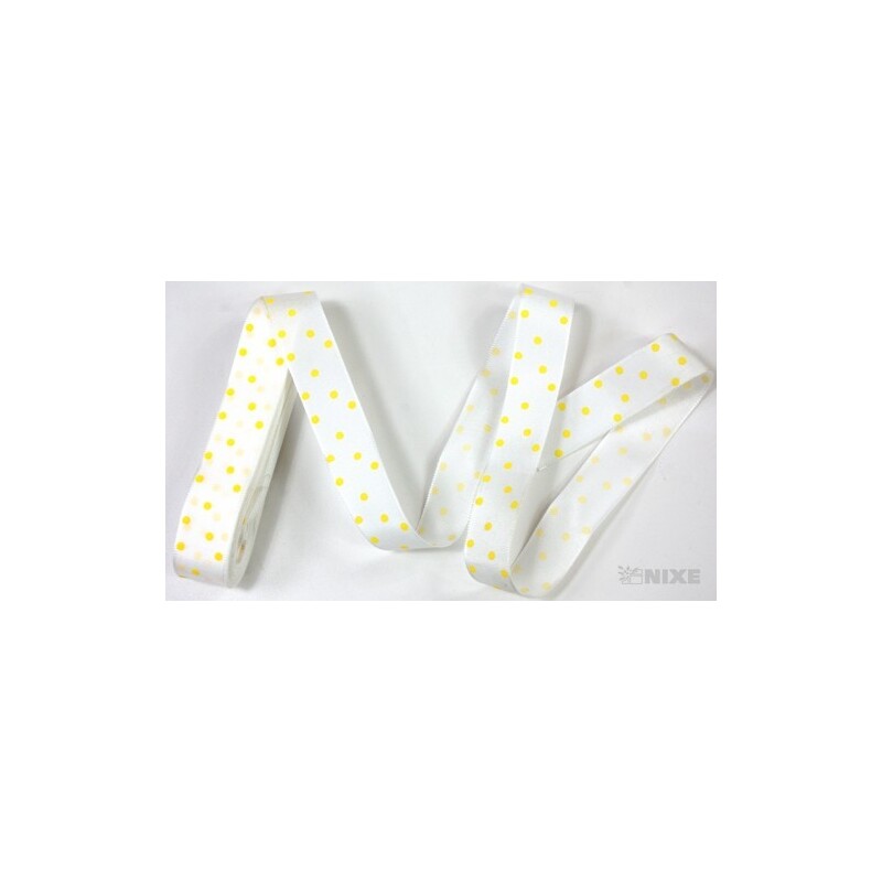 TAFT ST POLYE PUNTÍK 20mmx20m*ŽLUTÁ 210112