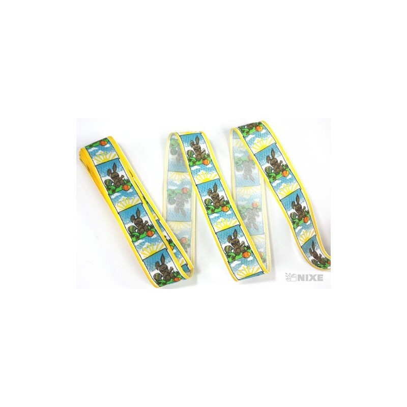 TAFT STUHA POLYE ZAJÍC 20mmx5m*ŽLUTÁ 212003