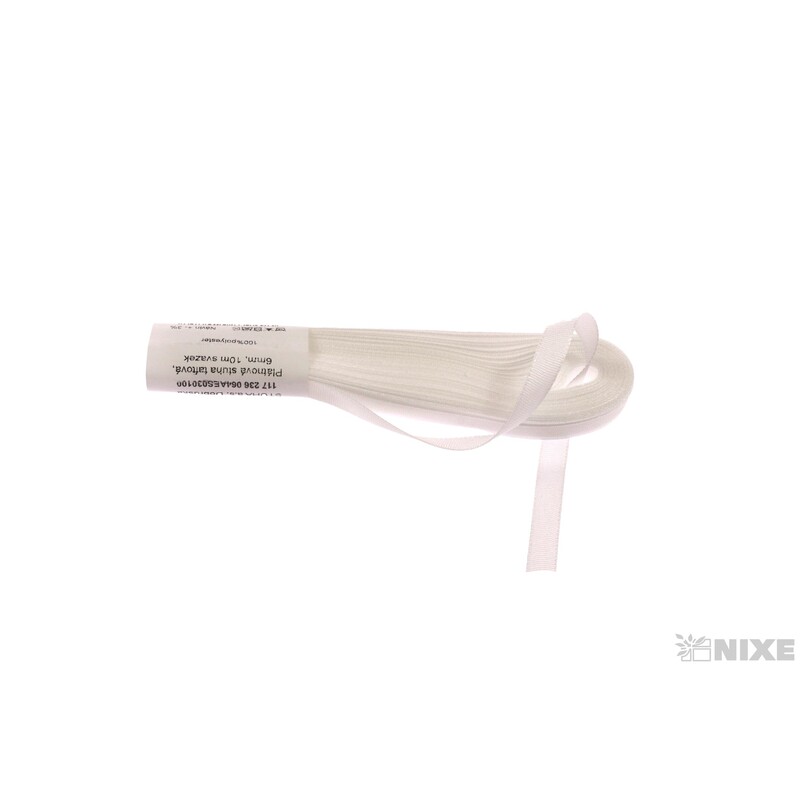 TAFT STUHA POLYE. 06mmx10m*BÍLÁ 030100