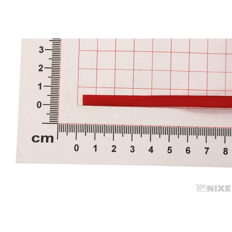 TAFT STUHA POLYE. 06mmx10m*ČERVENÁ 030645