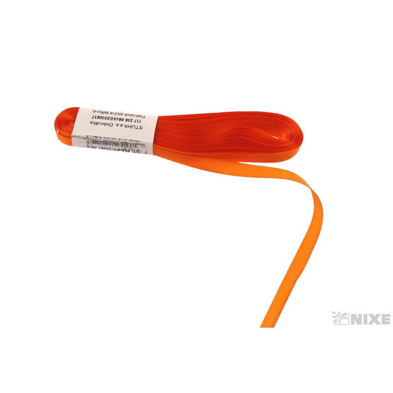 TAFT STUHA POLYE. 06mmx10m*ORANŽOVÁ 030617