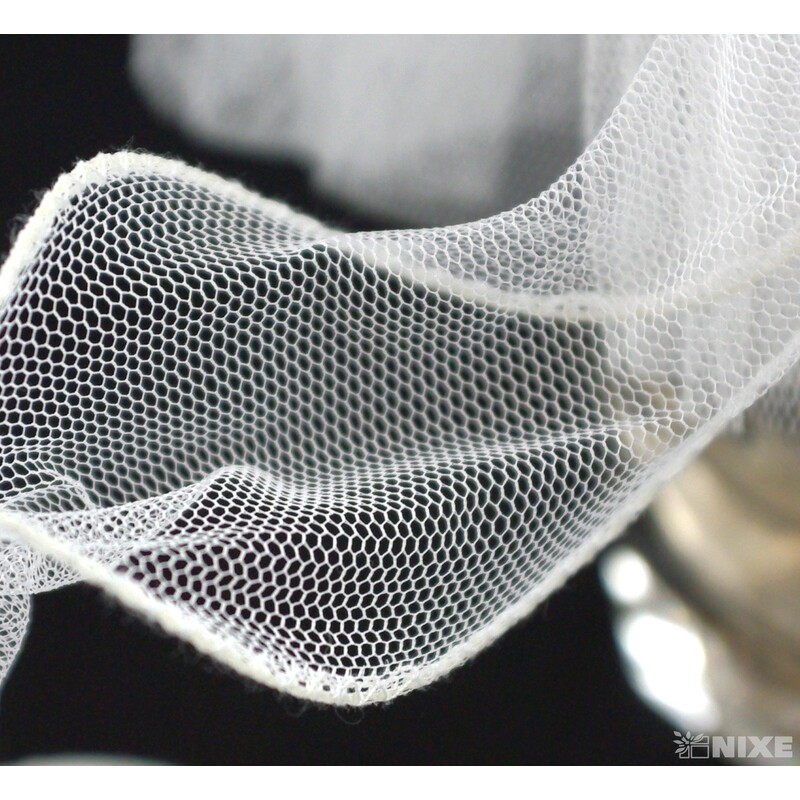 TYL SVATEBNÍ MANŽETA PŘEVIS STUHA*BÍLÁ