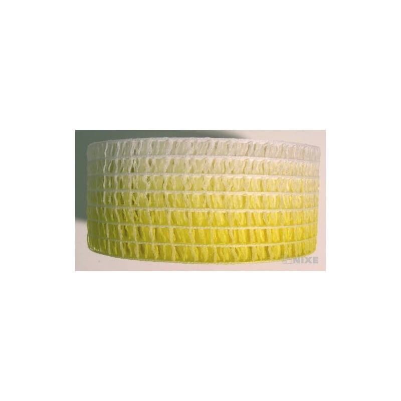 W085 STUHA 50mmx10m*ŽLUTÁ+BÍLÁ 61134