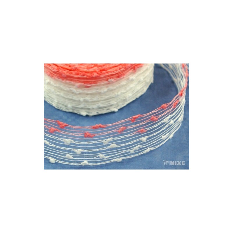 W088 STUHA 50mmx10m*BÍLÁ+RŮŽOVÁ TM. 61379