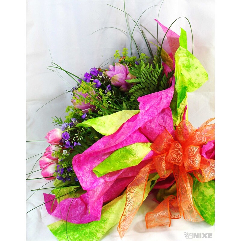 PAPÍR BATIKA BALENÝ 60x80cm*MIX BAREV