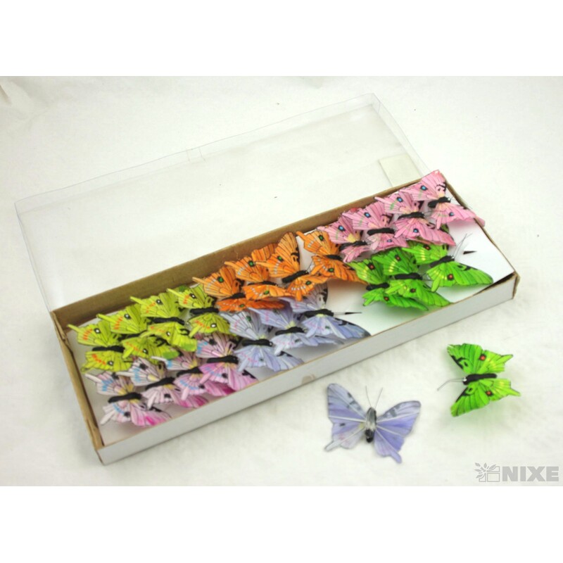 MOTÝL 7,6 cm*MIX BAREV