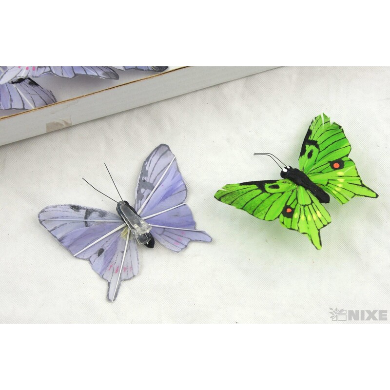 MOTÝL 7,6 cm*MIX BAREV