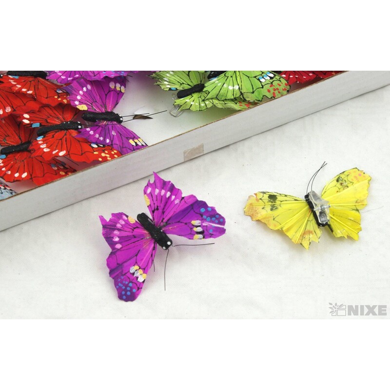 MOTÝL 7,6 cm*MIX BAREV