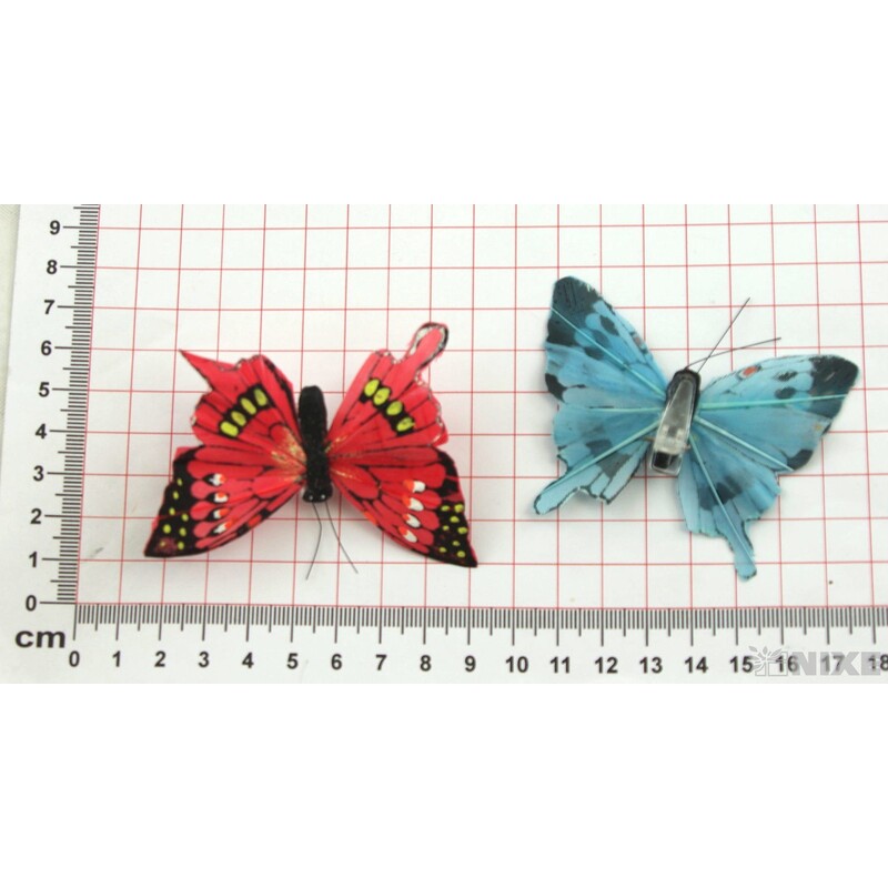 MOTÝL 7,6 cm*MIX BAREV