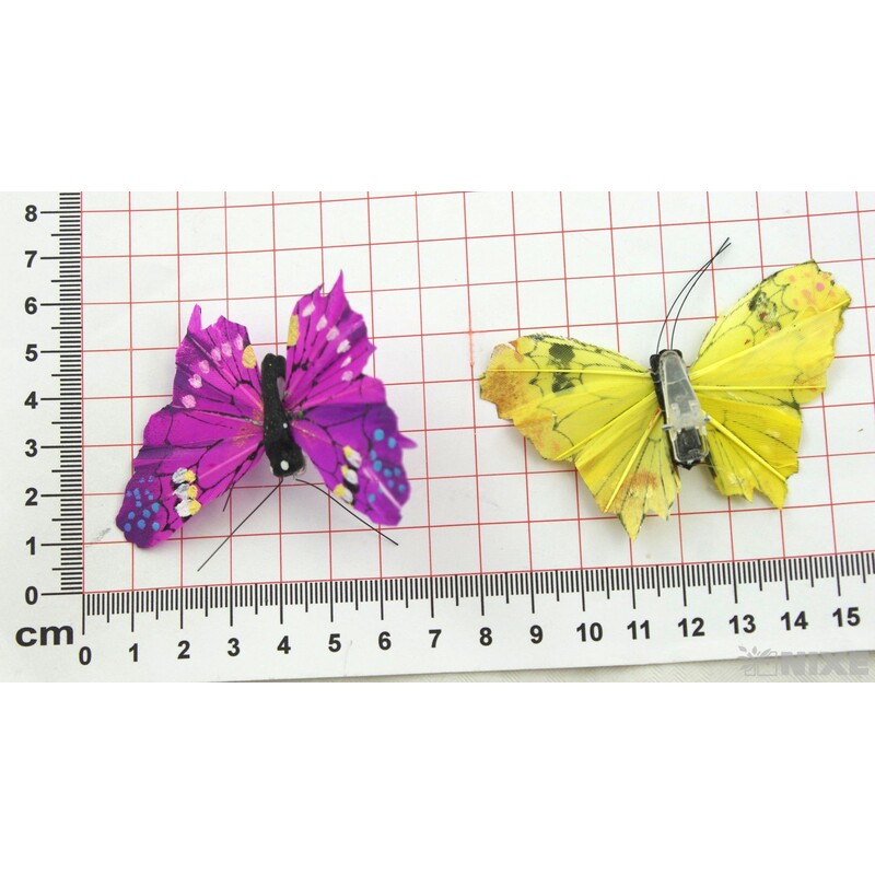 MOTÝL 7,6 cm*MIX BAREV