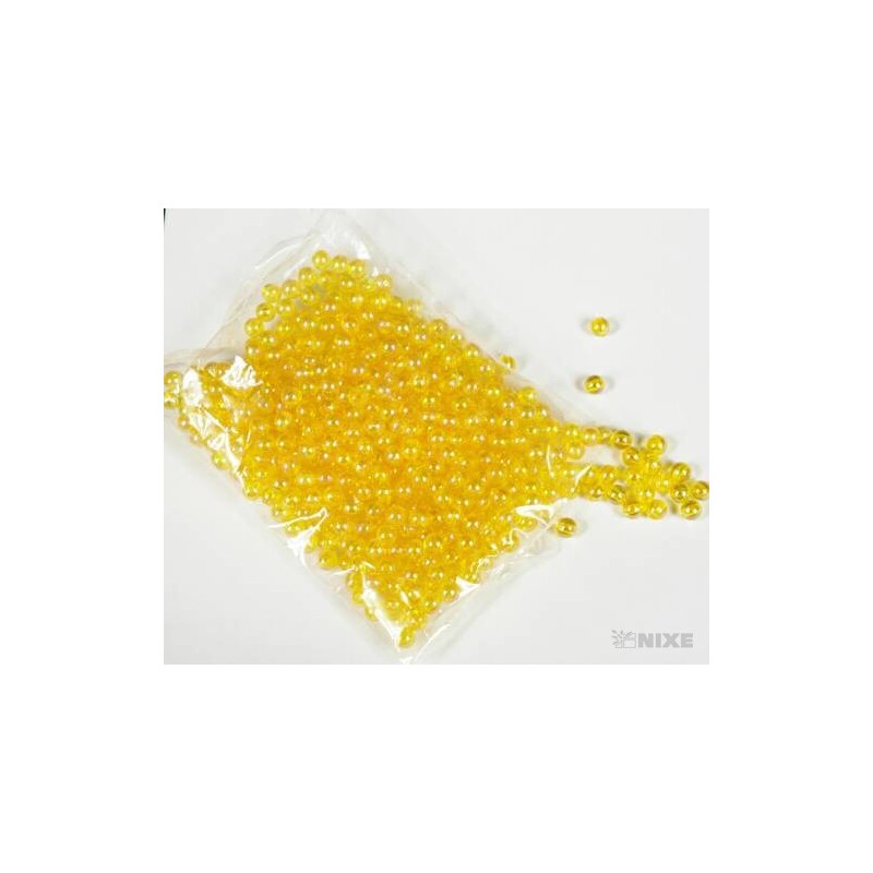 KORÁLKY 6mm*ŽLUTÁ