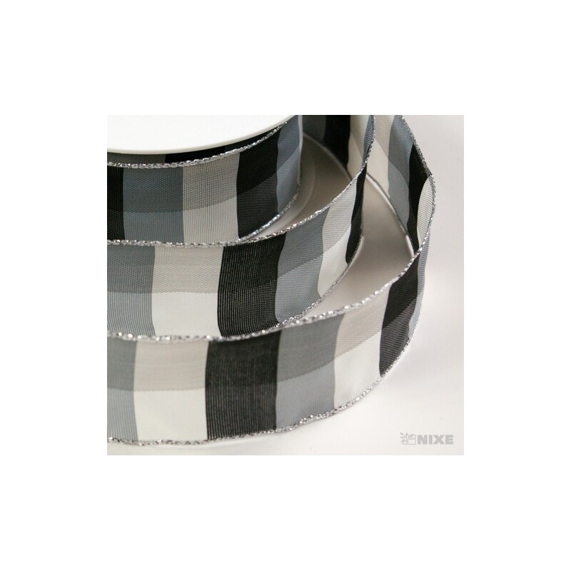 GROSSKARO 40mmx25m 3343*ČERNÁ+BÍLÁ V+