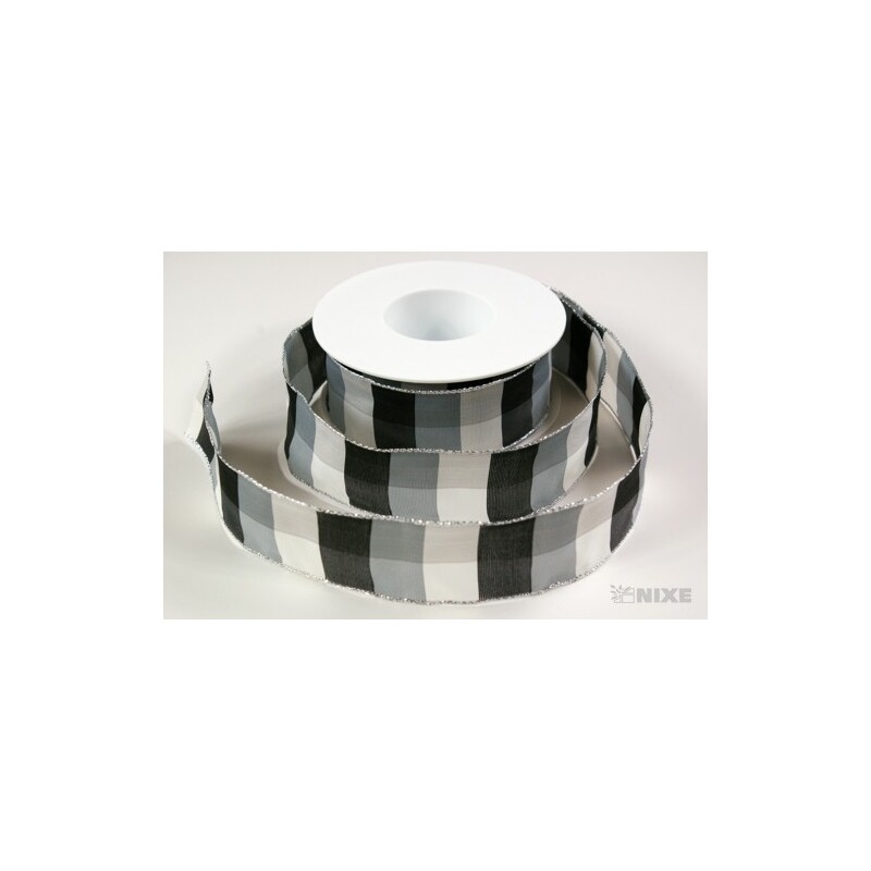 GROSSKARO 40mmx25m 3343*ČERNÁ+BÍLÁ V+