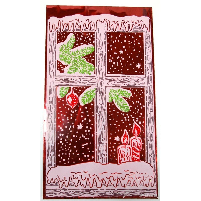 20x35cm OKNO B SÁČEK*ČERVENÁ