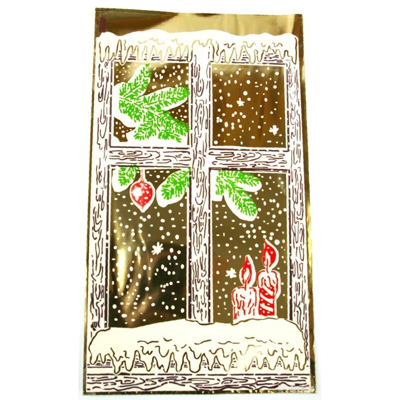 20x35cm OKNO B SÁČEK*ZLATÁ