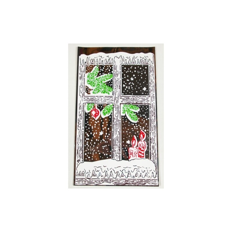 20x35cm OKNO M SÁČEK*STŘÍBRNÁ