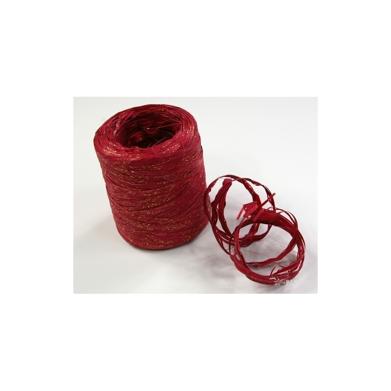 RAFIA SYNTHETIC LUXURY 100m*BORDOVÁ 11