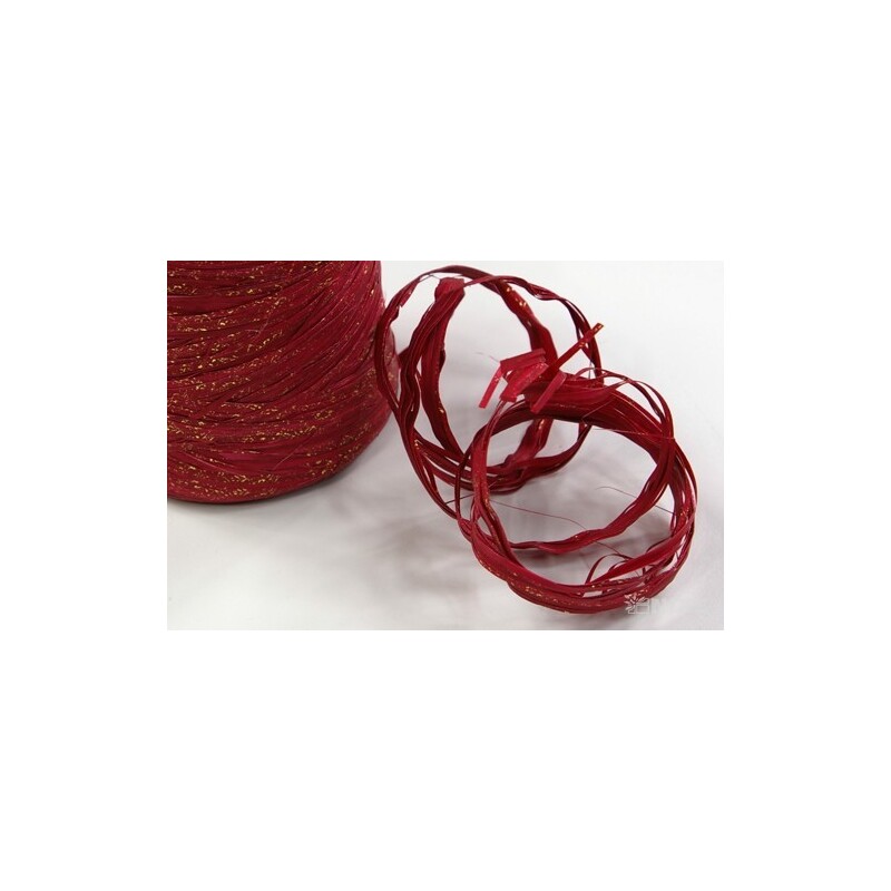 RAFIA SYNTHETIC LUXURY 100m*BORDOVÁ 11