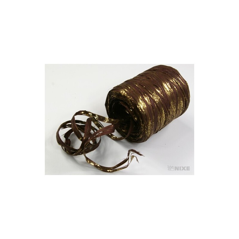 RAFIA SYNTHETIC LUXURY 100m*HNĚDÁ TM. 58