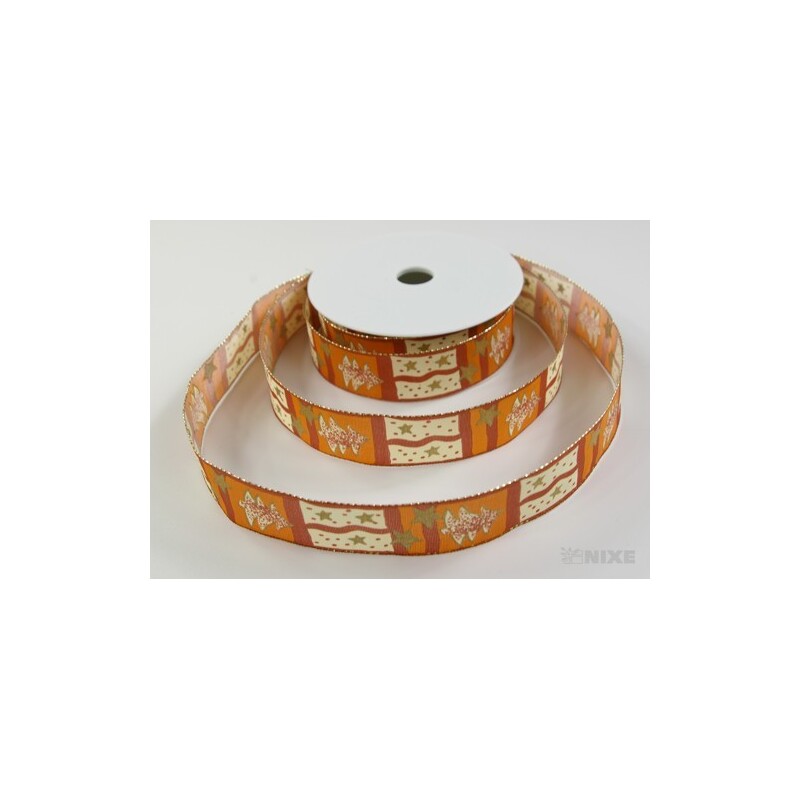 STUHA DRÁT VÁNOCE 25mmx20m*ORANŽOVÁ 262124