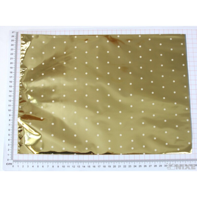 25x35cm HVĚZDIČKA B SÁČEK*ZLATÁ