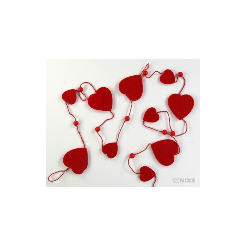 SRDCE GIRLANDA 5x135cm*