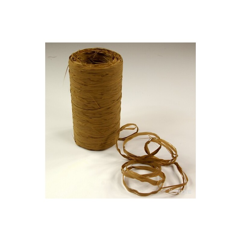 RAFIA SYNTHETIC 200m*HNĚDÁ SV. 28