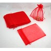 SÁČEK ORGANZA 20x24cm*ČERVENÁ 003
