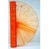 ORGANZA VZOR SZ-74 38cmx9yd*ORANŽOVÁ 076