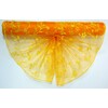 ORGANZA VZOR BS-R034 38cmx9yd*ORANŽOVÁ 113