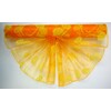 ORGANZA VZOR BS-R037 38cmx9yd*ORANŽOVÁ 113