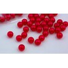 KORÁLKY 10mm cca 104ks*ČERVENÁ 