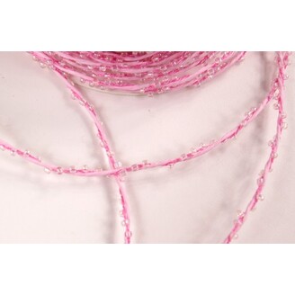 DRÁT KORÁLKY 10m*RŮŽOVÁ 843 V+