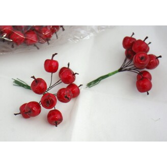 JABLKA 2x13cm 10ks 12sv*ČERVENÁ