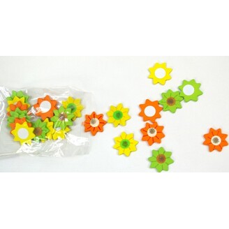 KVĚT NALEPOVACÍ 24ks*MIX BAREV