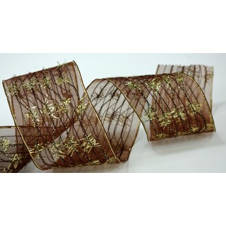 ST JW466-0250 60mmx20yd*HNĚDÁ-ZLATO A025 V+