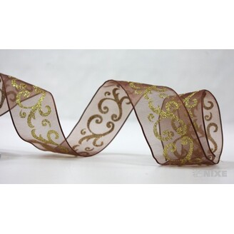 ST DM040-0150 40mmx20yd*HNĚDÁ F025 V+