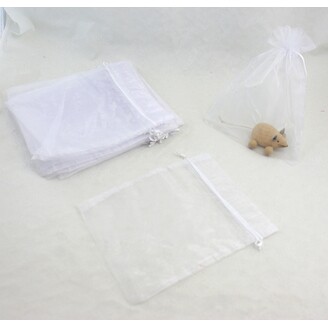 SÁČEK ORGANZA 20x24cm*BÍLÁ 050