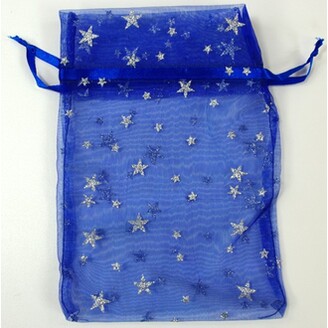SÁČEK ORGANZA SZ-16 14x20cm*MODRÁ 072