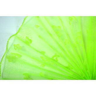 ORGANZA VZOR SZ-52 38cmx9yd*ZELENÁ 048