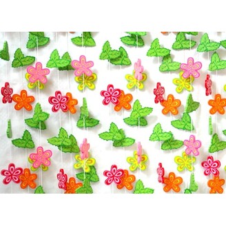 GIRLANDA 7ks NA TYČI*MIX BAREV