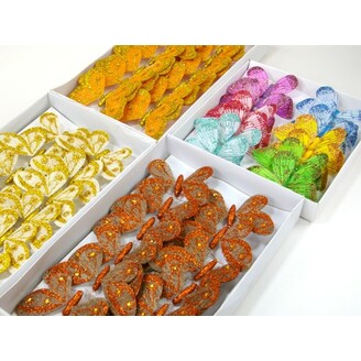 MOTÝL 12cm GLITTER 12ks V+