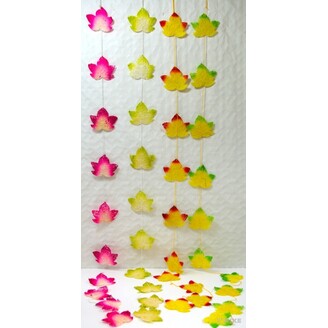 GIRLANDA LIST 9x150cm*MIX BAREV