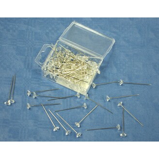 ŠPENDLÍK DIAMANT 10mmx5cm 100ks*PRŮHLEDNÁ