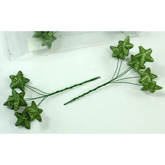 ZÁPICH HVĚZDA 24ks 3,5x18cm*ZELENÁ