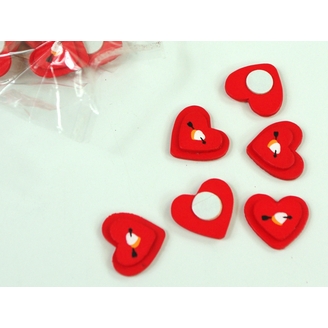 SRDCE NALEP. 24ks*ČERVENÁ