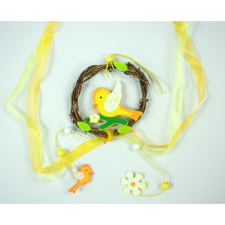 ZÁVĚS PTÁČEK 9x50cm*MIX BAREV