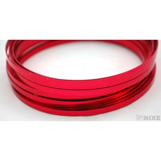 DRÁT FLAT AL 5mmx10m*ČERVENÁ