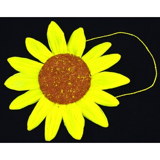 ZÁVĚS SLUNEČNICE 25x33cm*ŽLUTÁ