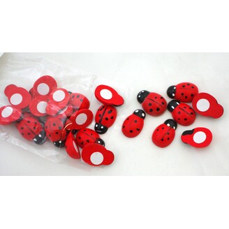 BERUŠKA NALEP 2,4cm 24ks*ČERVENÁ